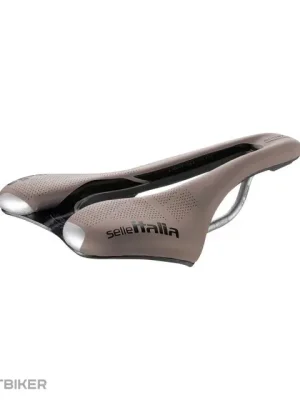 Selle Italia SLR Boost Gravel TI 316 Superflow L3 sedlo, 145 mm, hnědá Jen Po Omezenou Doba