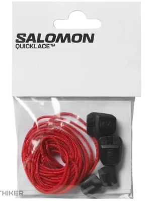 Salomon Quicklace Kit tkaničky do bot, racing red/black Poslední Šance