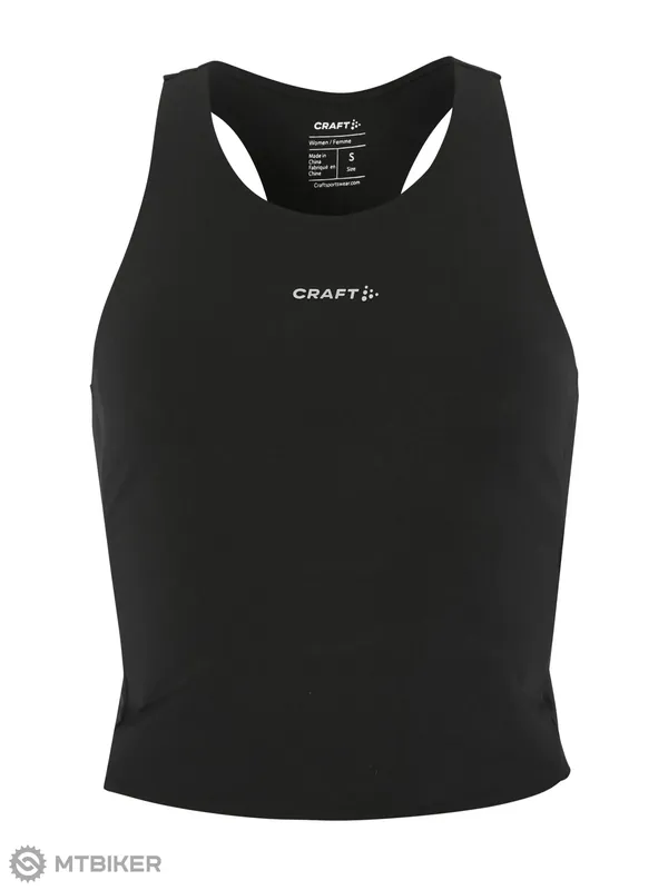 Expresní Doručení Craft Hypervent Cropped Pocket dámské tílko, černá