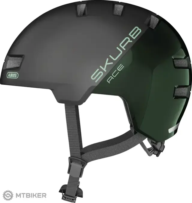 ABUS Skurb ACE přilba, moss green Vysoce Kvalitní