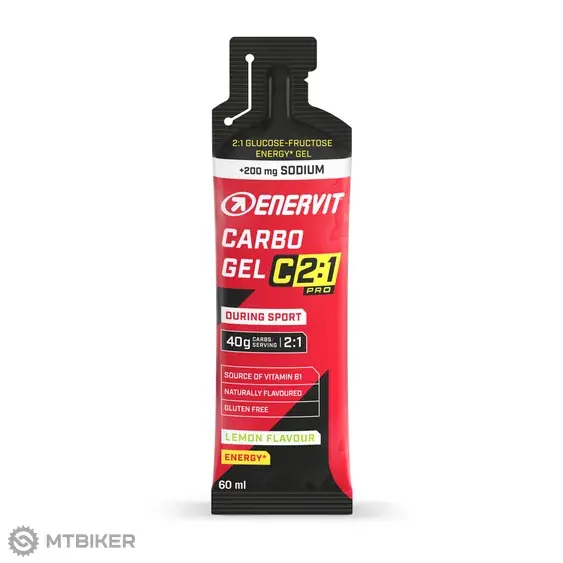 Akce Enervit Carbo Gel C2 1 se sodíkem, 60 ml, citron