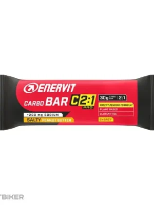 Enervit Carbo Bar C2 1 se sodíkem energetická tyčinka, 45 g, slané arašídové máslo Víkendová Akce