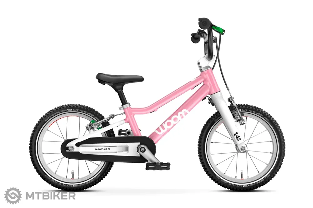 woom GO 2 14 dětské kolo, powder pink Dokud Zásoby Vydrží