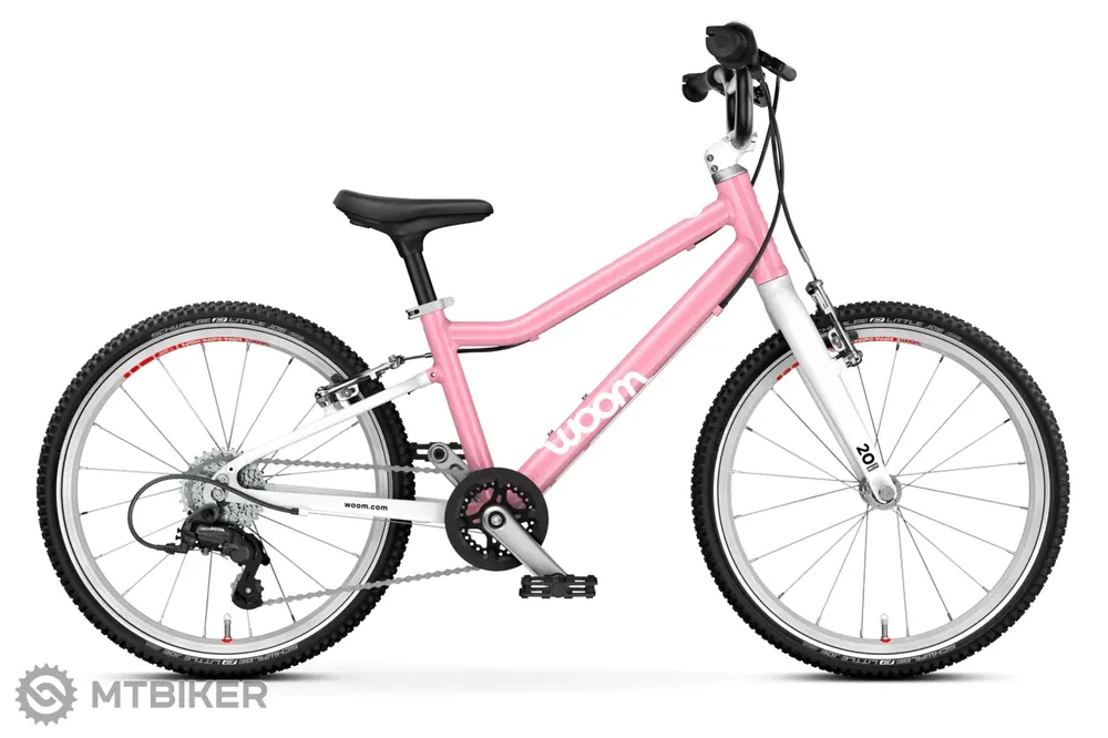 woom GO 4 20 dětské kolo, powder pink Výprodej