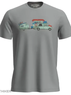 Rychlé Dodání icebreaker Merino 150 Tech Lite SS Tee Transportage triko, proto grey