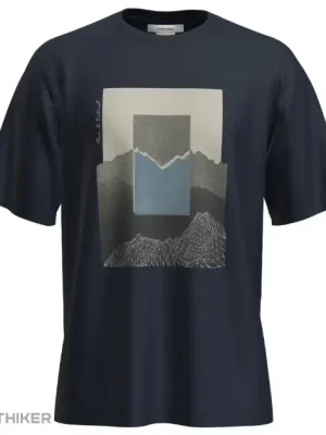 icebreaker Merino 150 Tech Lite SS Relax Tee Mtn Shi tričko, midnight navy Autentický