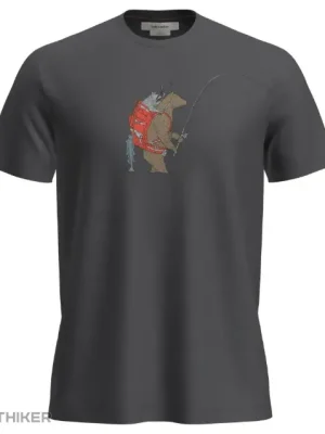 Nejlepší Cena icebreaker Merino 150 Tech Lite SS Bear Tour triko, obsidian