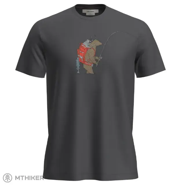 Nejlepší Cena icebreaker Merino 150 Tech Lite SS Bear Tour triko, obsidian