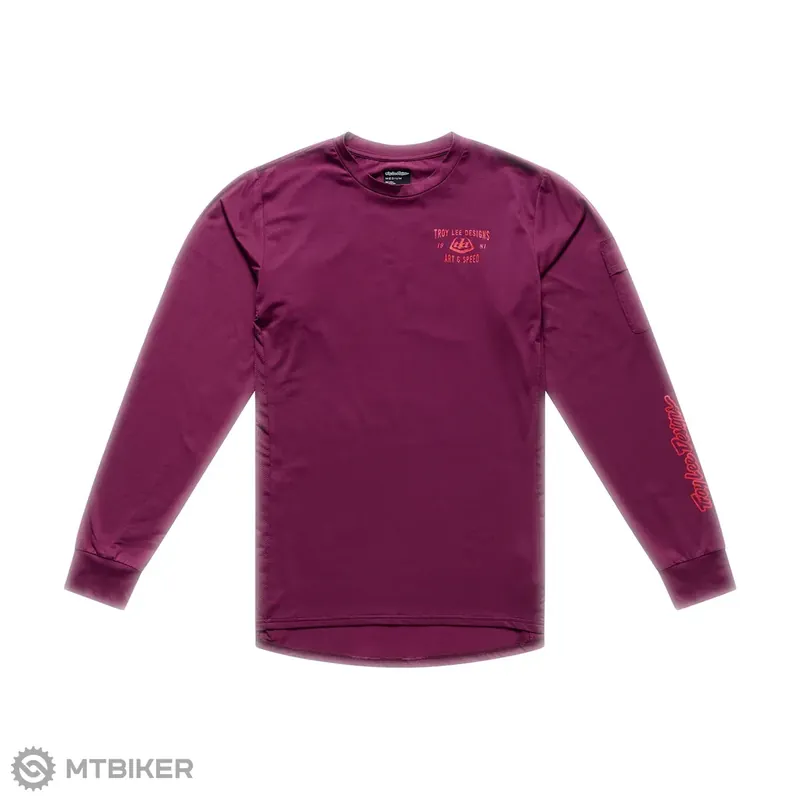 Objednat Nyní Troy Lee Design Ruckus Ride Tee dres, lockdown sangria