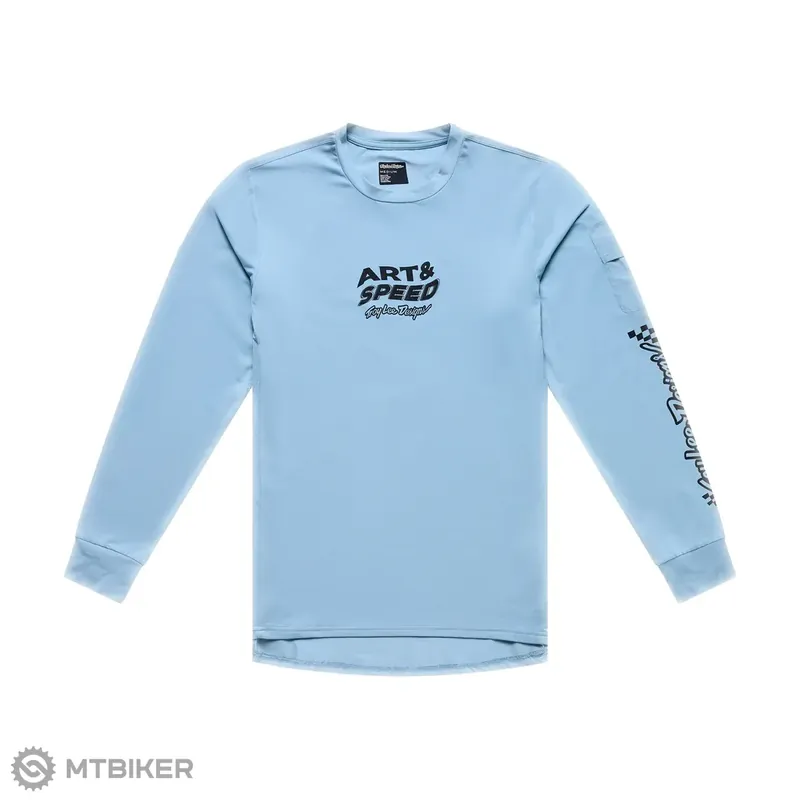 Pouze Dnes Troy Lee Designs Ruckus Ride Tee dres, vlny dawn blue