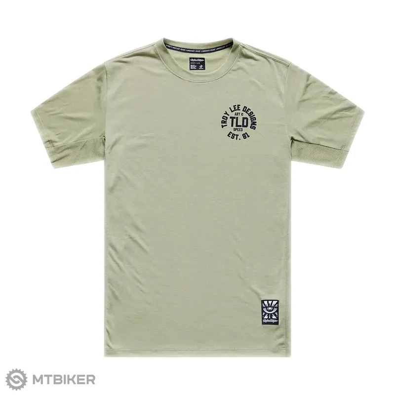 Troy Lee Designs Skyline Ride Tee dres, stamps sage Tovární Cena