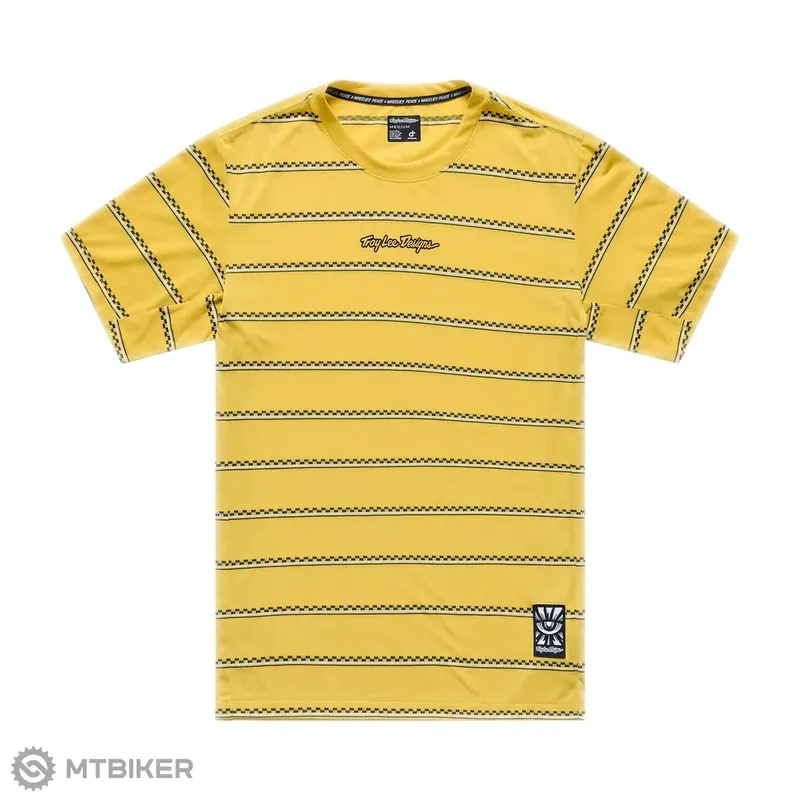 Troy Lee Designs Skyline Ride Tee dres, checked uut butter Expresní Doručení