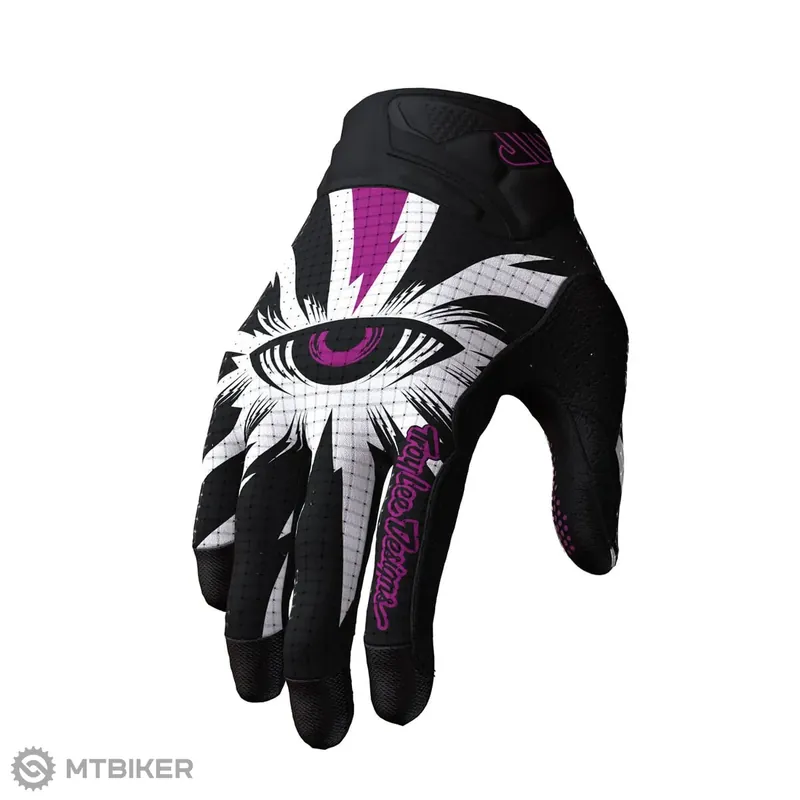 Super Cena Troy Lee Designs Youth Air Cyclops dětské rukavice, black/fuchsia