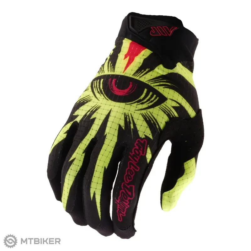 Přímo Od Výrobce Troy Lee Designs Youth Air dětské rukavice, cyclops black/flo yellow