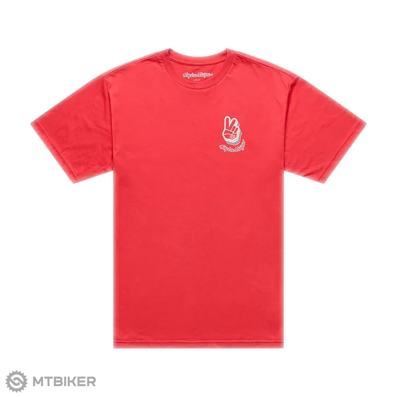 Poslední Šance Troy Lee Designs triko, deuces scarlet