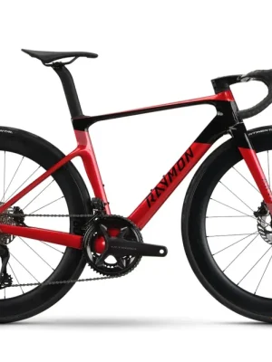 Levný Raymon Arva Ultra kolo, rubyred/carbon