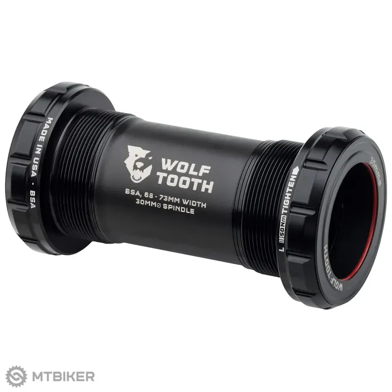 Nejlepší Cena Wolf Tooth BSA středové složení, 30 mm, černá