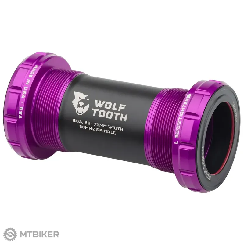 Autentický Wolf Tooth BSA středové složení, 30 mm, fialová