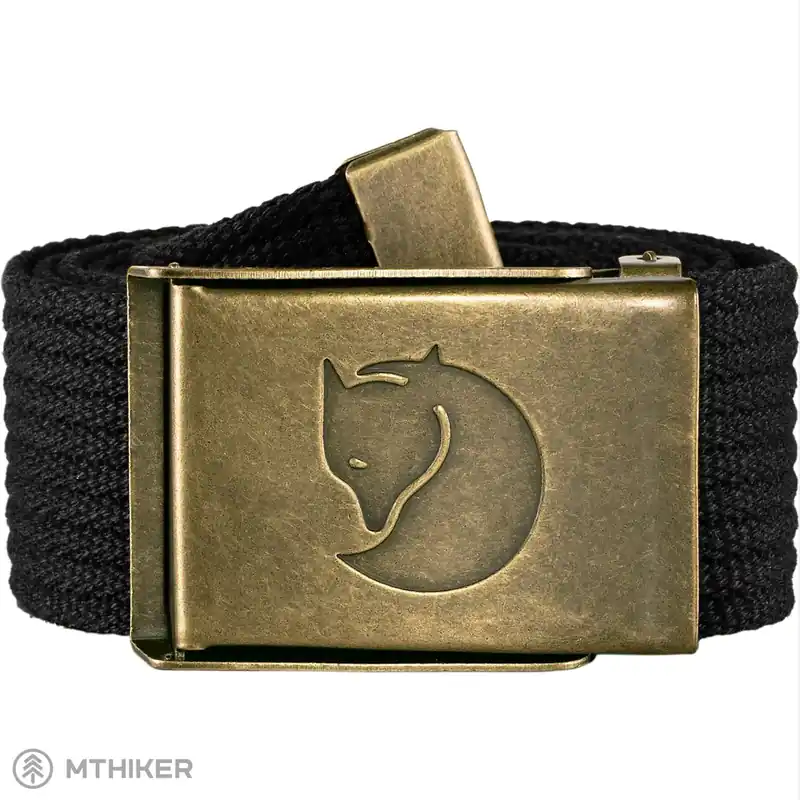 Levný Fjällräven Canvas Brass opasek, černá
