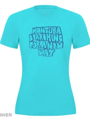 Montura Knots dámské tričko, turquoise Novinka