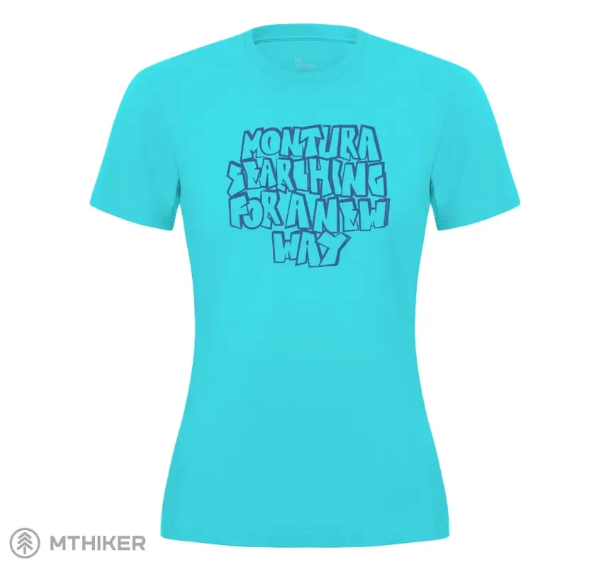 Montura Knots dámské tričko, turquoise Novinka