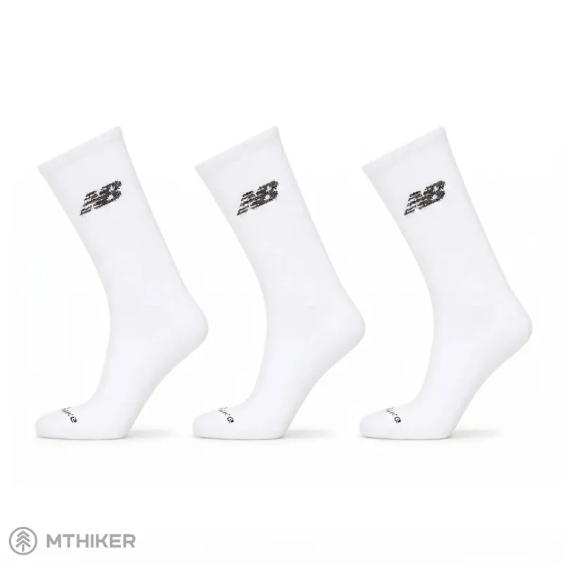 New Balance Everyday Crew ponožky, 3 páry, bílá Levný