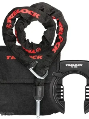 Bezpečná Platba TRELOCK RS 430/AZ/+ ZR355 100/6/ řetězový zámek + obal