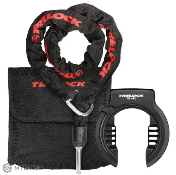 Bezpečná Platba TRELOCK RS 430/AZ/+ ZR355 100/6/ řetězový zámek + obal