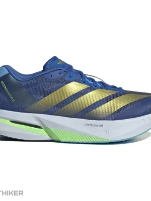 Ověřený adidas ADIZERO BOSTON 13 boty, blue/gold metallic/blue burst