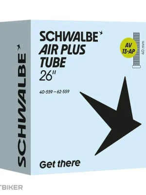 Autentický Schwalbe Air Plus 26x1.60-2.50" duše, autoventil 40 mm