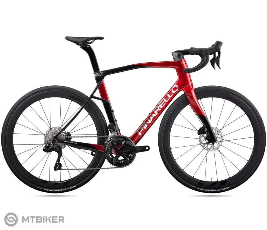 Pinarello X5 Shimano 105 Di2 kolo, starry red shiny Akční Nabídka