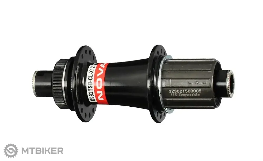 Levný Novatec D982TSB-CL-X12-11S zadní náboj, 28 děr, 12x142, Shimano HG, demontován