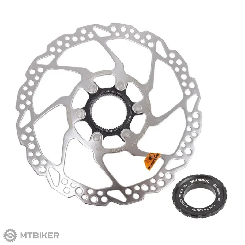 Nová Kolekce Shimano RT54 brzdový kotouč, 180 mm, Center Lock s vnější maticí, pouze pro resin destičky