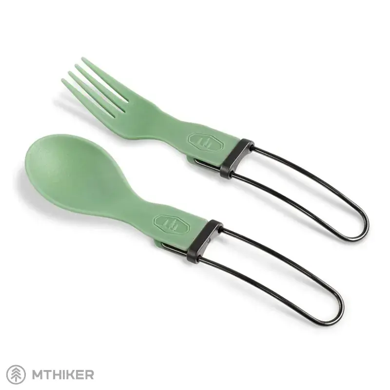 GSI Outdoors Tekk Folding Cutlery Set kempinkový příbor, zelená Must-Have
