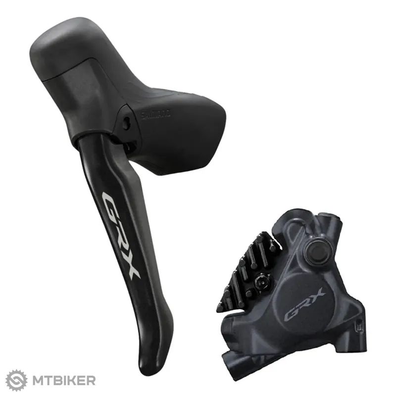 Shimano GRX Di2 BL-RS717L/BR-RX410 řazení/hydr. přední brzda, 1x12, Flat Mount, had. 1 700 mm + destičky L05A Ověřený