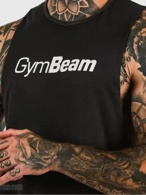 Vysoce Kvalitní GymBeam Cut Off tílko, černá