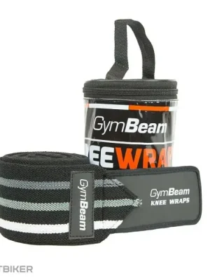 GymBeam Bandáže na kolena, černá Omezená Nabídka