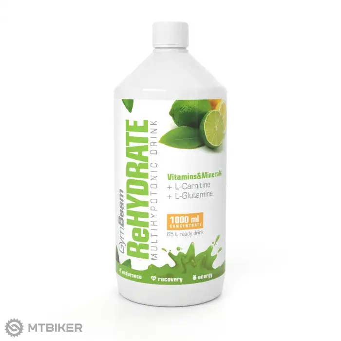 Originální GymBeam ReHydrate iontový nápoj, 1000 ml