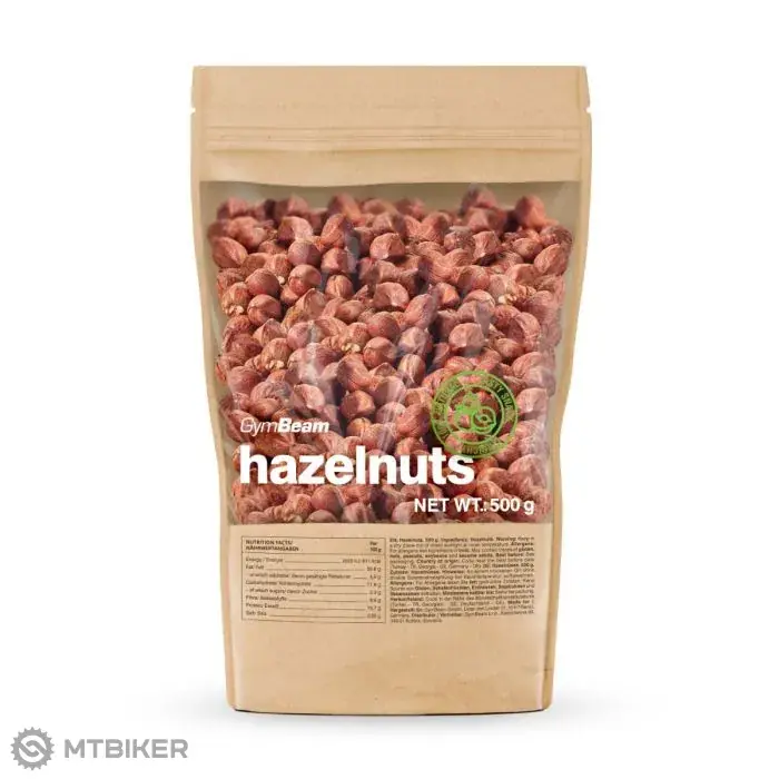GymBeam lískové ořechy, 500 g Výhodná Nabídka