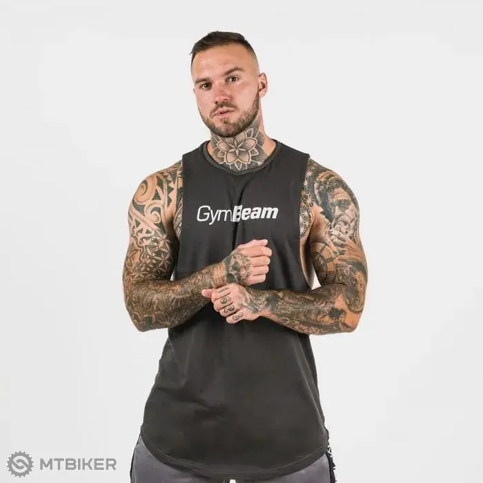 GymBeam Cut Off tílko, šedá Speciální Cena