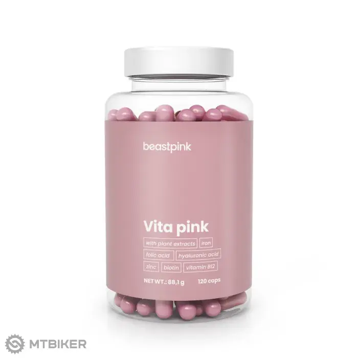 Nízká Cena GymBeam Vita Pink vitamíny, 120 kapslí