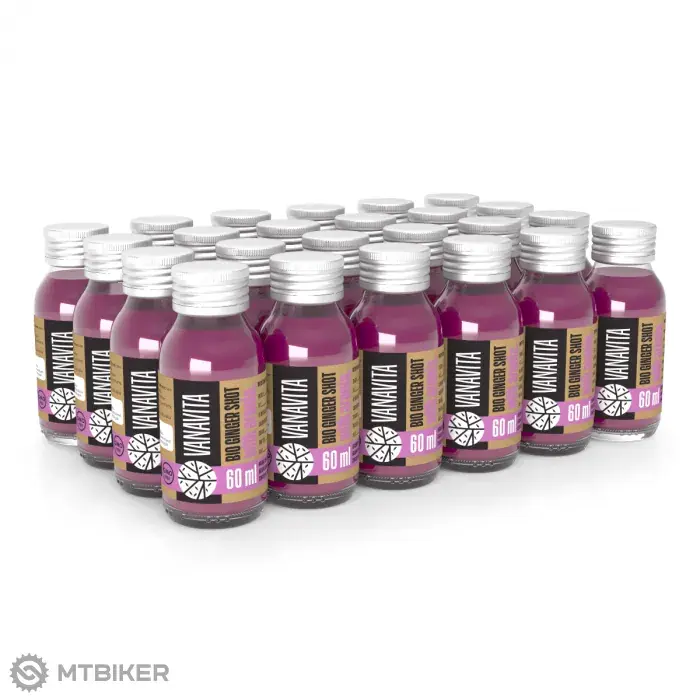 GymBeam VanaVita BIO Zázvorový shot s aronií, 60 ml Bezpečná Platba
