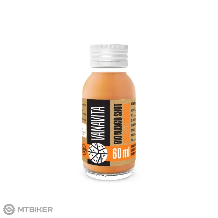 Aktuální GymBeam VanaVita BIO Mango shot s chilli a kurkumou, 60 ml