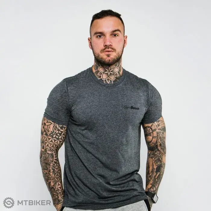 GymBeam Basic tričko, tmavě šedá Top Prodej