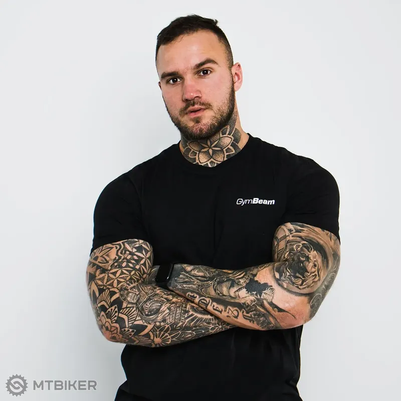 GymBeam Basic triko, černá Speciální Cena
