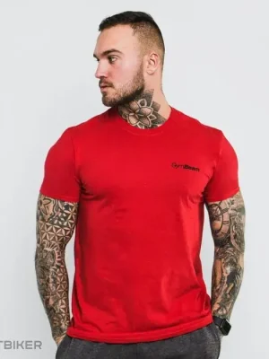 GymBeam Basic triko, cherry red Akční Nabídka