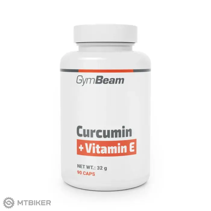 GymBeam Kurkumin + Vitamin E doplněk stravy, 90 kapslí Nízká Cena