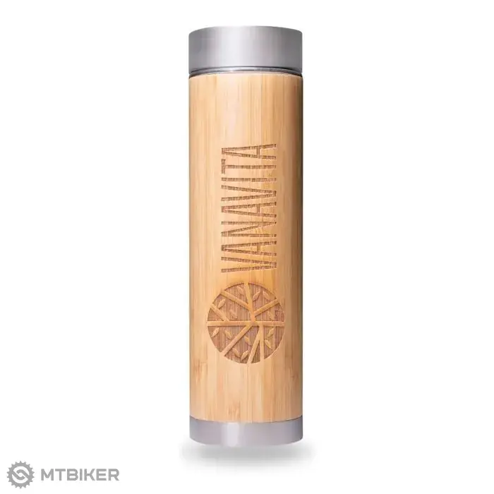 Oblíbený GymBeam Bamboo Infuse láhev, 500 ml, fialová