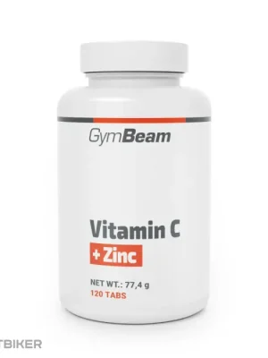 Sezónní Sleva GymBeam Vitamin C + zinek doplněk stravy, 120 kps