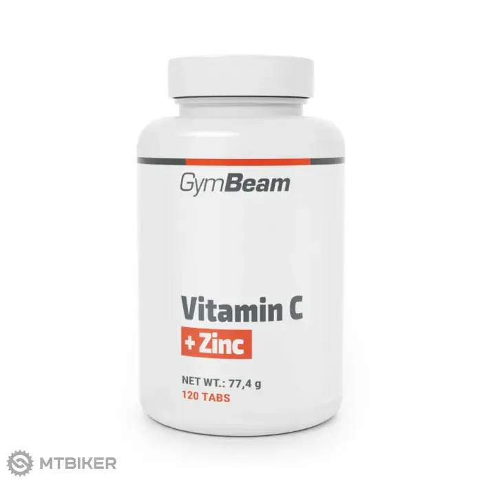 Sezónní Sleva GymBeam Vitamin C + zinek doplněk stravy, 120 kps